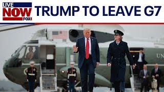 BREAKING: Trump leaving G7 summit early due to Middle East conflict, WH says | LiveNOW from FOX