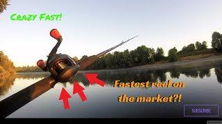 Fastest fishing reel in the world!? (Speed demon pro review)