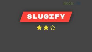 Learn JavaScript • Slugify