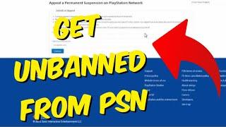 How To Get Unbanned From PlayStation Network 2024 Tutorial - Working 100%