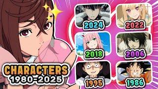  Guess the People's FAVORITE Anime CHARACTER Each Year Anime Quiz