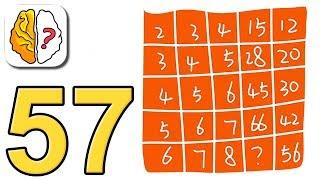 Как пройти 57 уровень в игре Brain Out