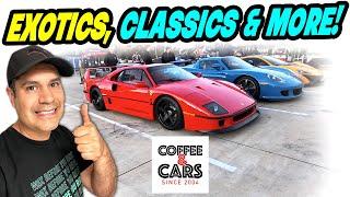 CARS & COFFEE INSANITY! Supercars, Classics & More! Houston