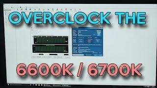 How To OVERCLOCK the i5-6600k / i7-6700k For Beginners