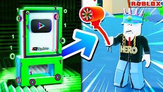 I cannot explain how RARE these HACKED ITEMS are... (ROBLOX YOUTUBE SIMULATOR)