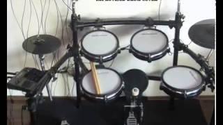 guns n roses - civil war... improvised drum cover ... millenium mps 750 mesh head set