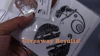 Local King Rubber Stamp "Southwest Lizards" Giveaway Results!
