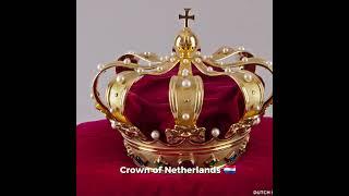 State Crown of different countries which are also used in their coronation #britishroyalfamily #hist