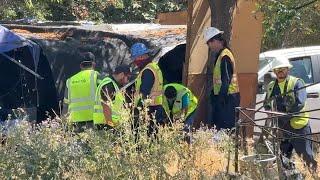 Sweeps near San Jose's largest homeless encampment begins