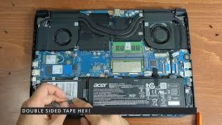 How to install SATA SSD/HDD for Acer Nitro 5