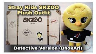 [ASMR] Stray Kids (스트레이 키즈) SKZOO Plush Outfit Detective Version (BbokAri) Unboxing