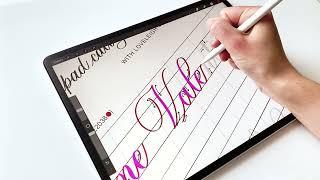 Free Resources for iPad Calligraphy Practice