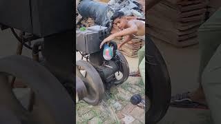 lister engine water pump moisture balloon ride #dieselengine