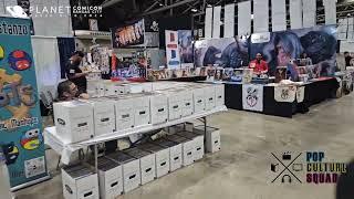 Walkthrough of Planet Comicon at open on Day 1