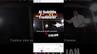 AI Subtitle Translator 130+ languages included