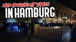 Lazio-Hooligans mit Fleischklopfern und Spießen unterwegs in Hamburg!