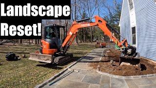 Complete Front Landscape Tear Out with KX033 and Steelwrist X04 Part 1.