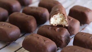 Homemade Bounty Bars Recipe | 4 Ingredients Only