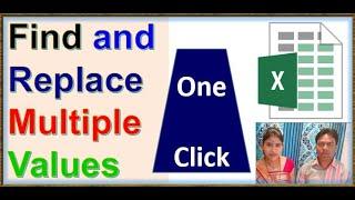 find and replace multiple values in excel , find and replace in excel vba , excel, Microsoft excel,