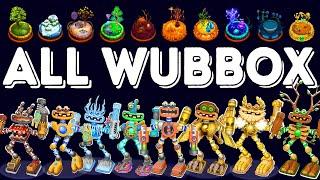 ALL WUBBOX – All Islands, Mutes, +power up/downs | Sounds & Animations | MSM