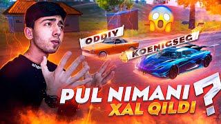 SKIN NIMANI XAL QILADI?  ODDIY MOSHINA VA KOENIGSEG POYGA!!!