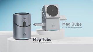 Mag Tube & Mag Qube Qi2  3-in-1 Intelligent  Charging Station｜Reveal｜ADAM elements