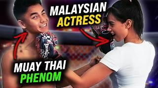 Teen Muay Thai PRODIGY vs. Malaysian ACTRESS | Johan Ghazali's INSANE Routine