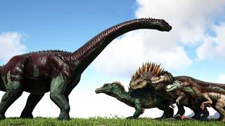 Brontosaurus  VS  ARK  Dinosaurs