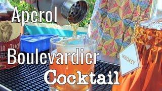 Aperol Boulevardier Cocktail