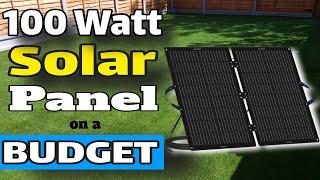 Eco Worthy 100 Watt Portable Solar Panel Review and Test