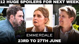 12 Huge next week Emmerdale Spoilers | 23–27 June 2025