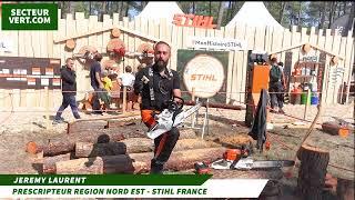 STIHL FRANCE : JEREMY LAURENT - STIHL MSA 300 la tronçonneuse à batterie la plus puissante du marché