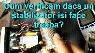 Stabilizator Monofazic Conter SVR-1000 - Verificari si teste