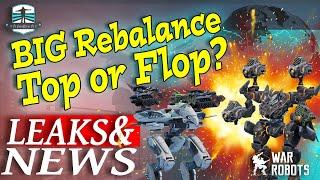 LEAKS AND NEAWS - Big Rebalance Robots And Weapons - War Robots