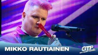 Mikko Rautiainen com uma estranha forma de tocar flauta! Audições | Got Talent Portugal 2024