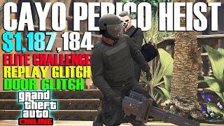 $1187184 Replay Glitch, Door Glitch, Elite Challenge in Cayo Perico Heist Update GTA Online 2024