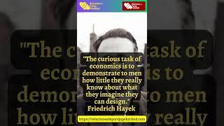 1.  The curious task of economics is to demonstrate #friedrichhayek #economics #hayek #austrian