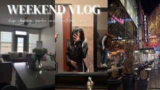 Weekend Vlog | deep cleaning, gender reveal, birthday dinner..