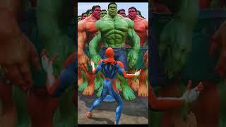 Spider-Man or Hulk Who's Powerful #shorts