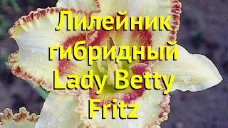 Лилейник гибридный Леди Бетти Фриц. Краткий обзор, описание hemerocallis Lady Betty Fritz