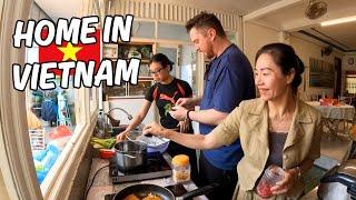 Preparing and Eating a Home-Cooked Vietnamese Meal