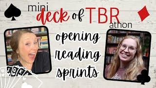 Mini Deck of TBR-athon OPENING READING SPRINTS!