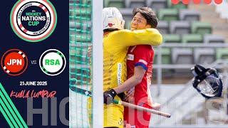 FIH Hockey Men's Nations Cup 2024-25 Highlights: 7th Place Match: Japan vs South Africa | Match 17