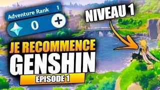 Le début de l'aventure, premier 4 étoiles et objectifs ! Recommencer Genshin à 0 : Episode 1 !