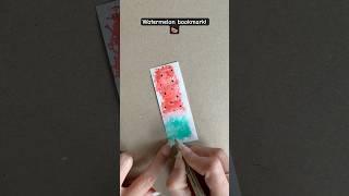 How to make juicy watermelon bookmark!  #art #colors #summer #trending #shorts #ideas