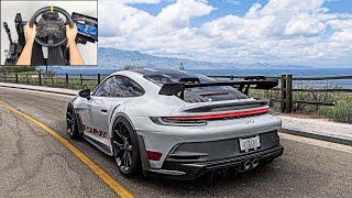 Porsche 911 GT3 | Forza Horizon 5 | Steering Wheel Gameplay