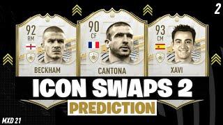 FIFA 21 ICON SWAPS 2 PREDICTIONS | FT. CANTONA, BECKHAM, XAVI