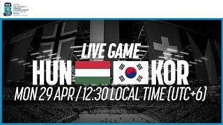 Hungary vs. Korea | Full Game | 2019 IIHF Ice Hockey World Championship Division I Group A