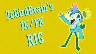 Toon Boom Harmony IK/FK RIG - ZeBirdBrain (FREE DOWNLOAD)