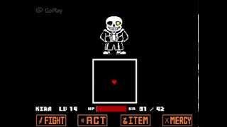 [Undertale] Sans' boss fight - Genocide Run